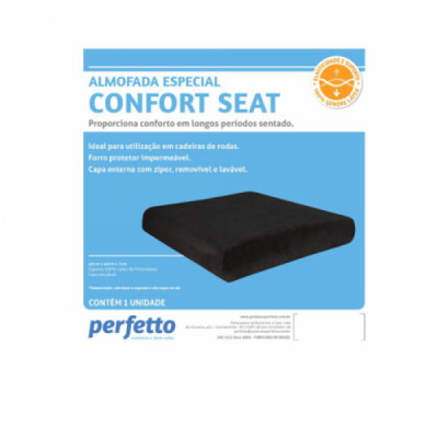 Almofada Látex Quadrada Confort Seat - Perfetto