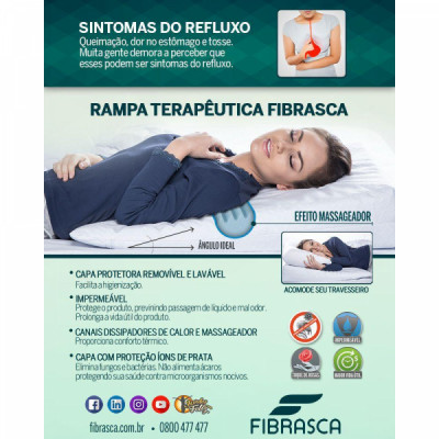 Travesseiro Rampa Anti Refluxo - Fibrasca